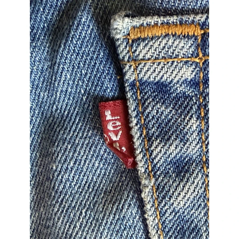 Levis 504 Mens Size 97R‎ Blue Jeans Actual 38X32 Medium Wash